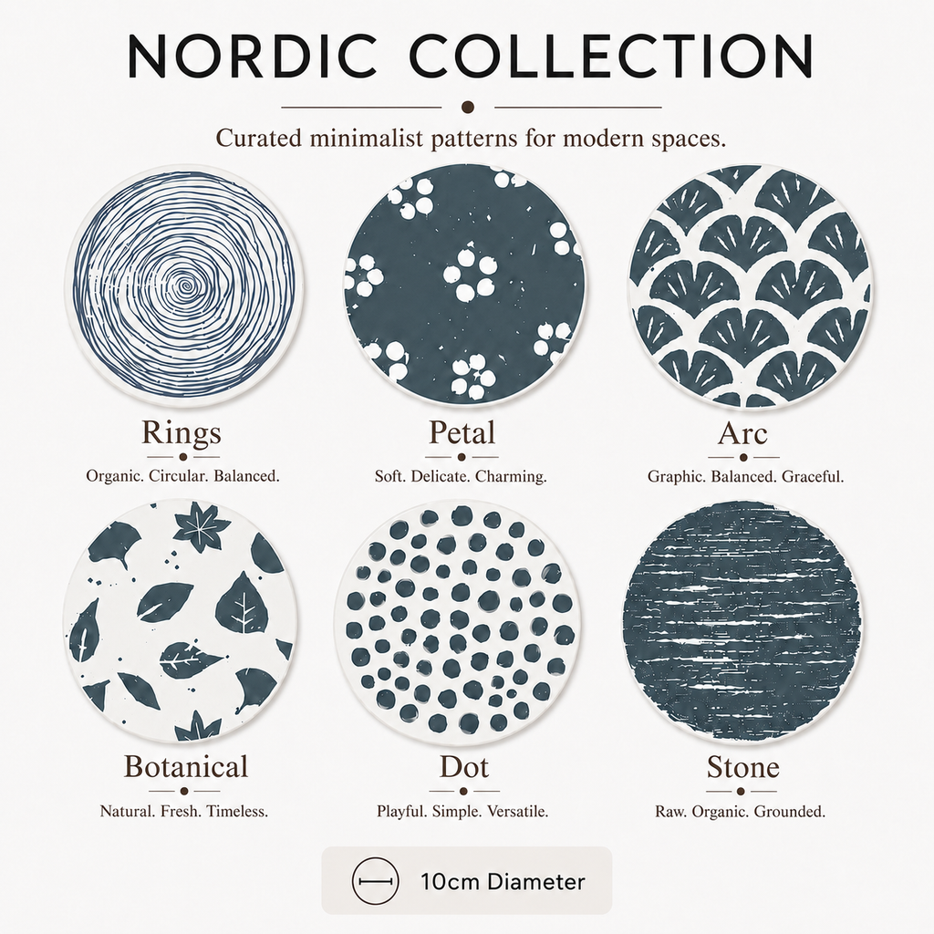 Nordic Diatomite Coaster