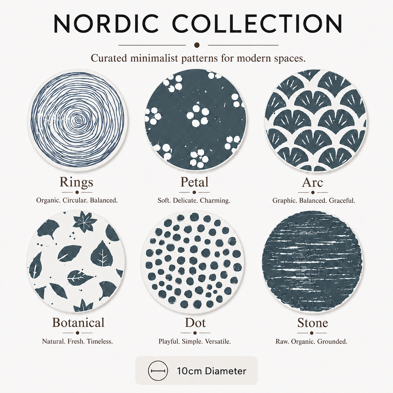 Nordic Diatomite Coaster