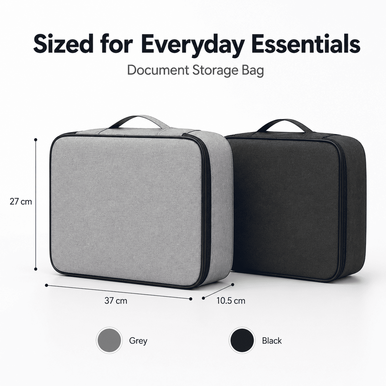 Document Storage Bag with Combination Lock
