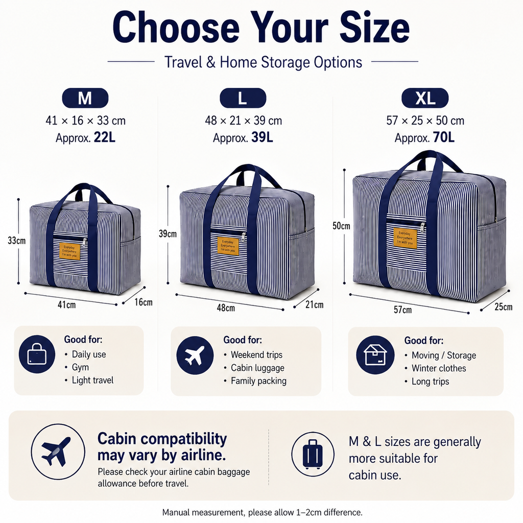 Foldable Travel Storage Bag