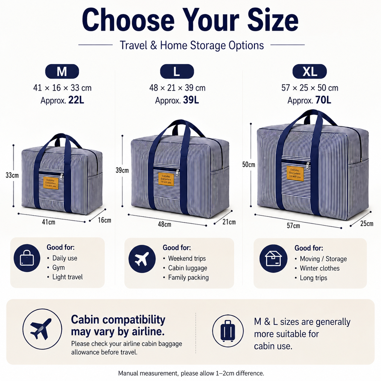 Foldable Travel Storage Bag