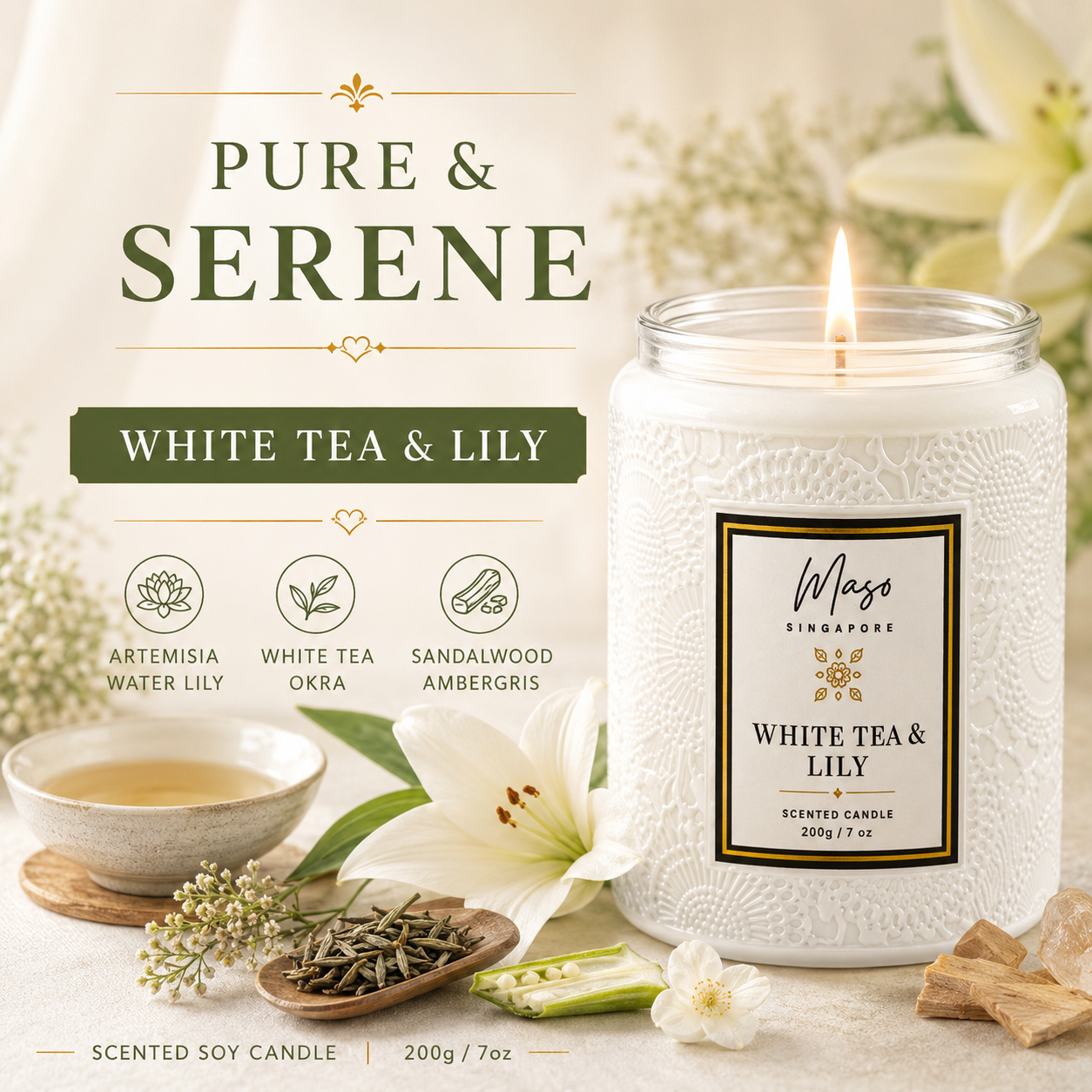 Maso Premium Soy Candle