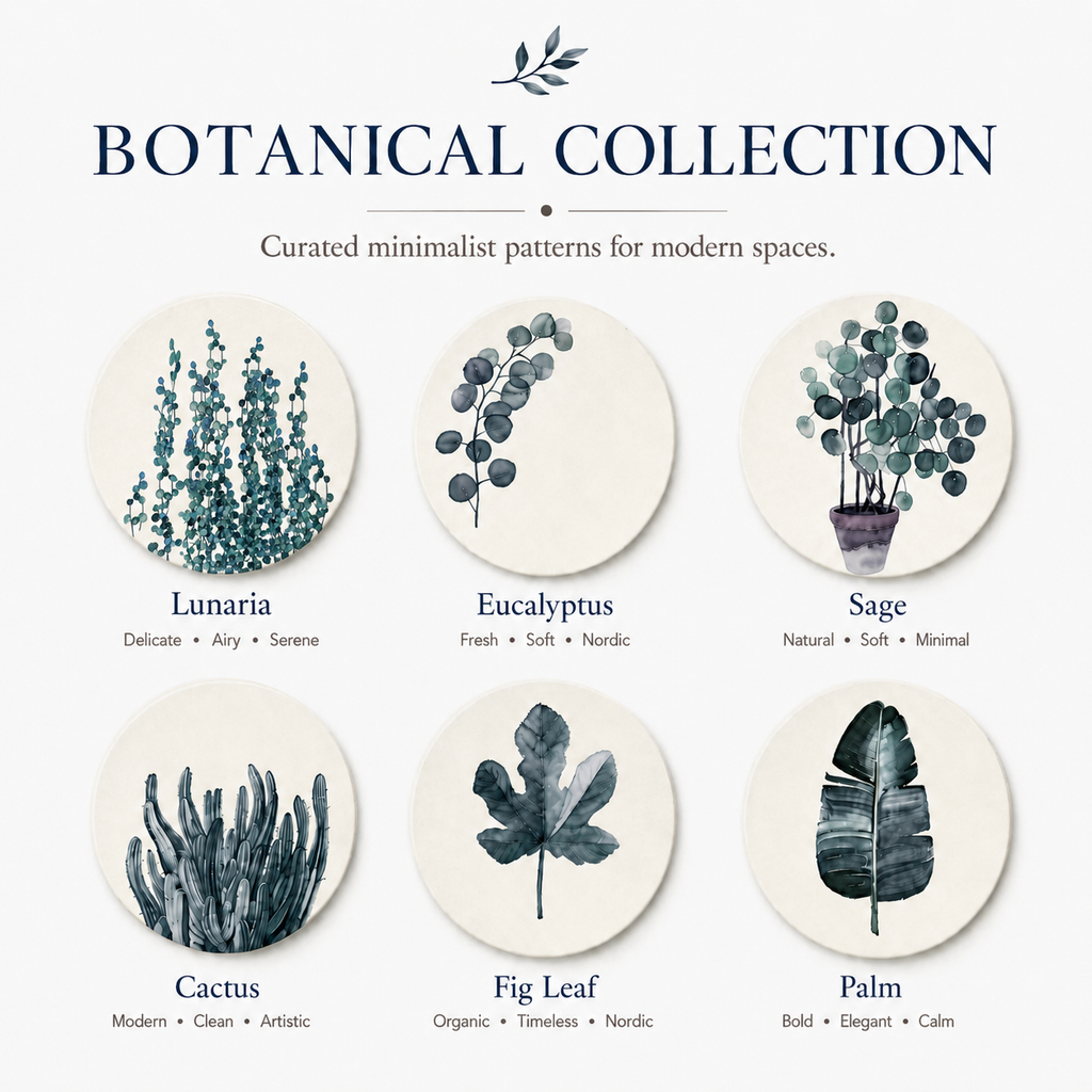 Botanical Diatomite Coaster