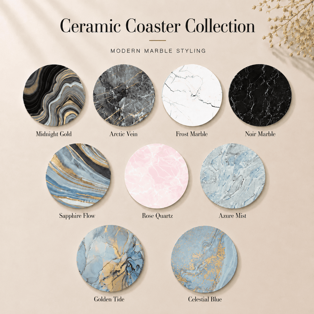 Ceramic Marble Coaster