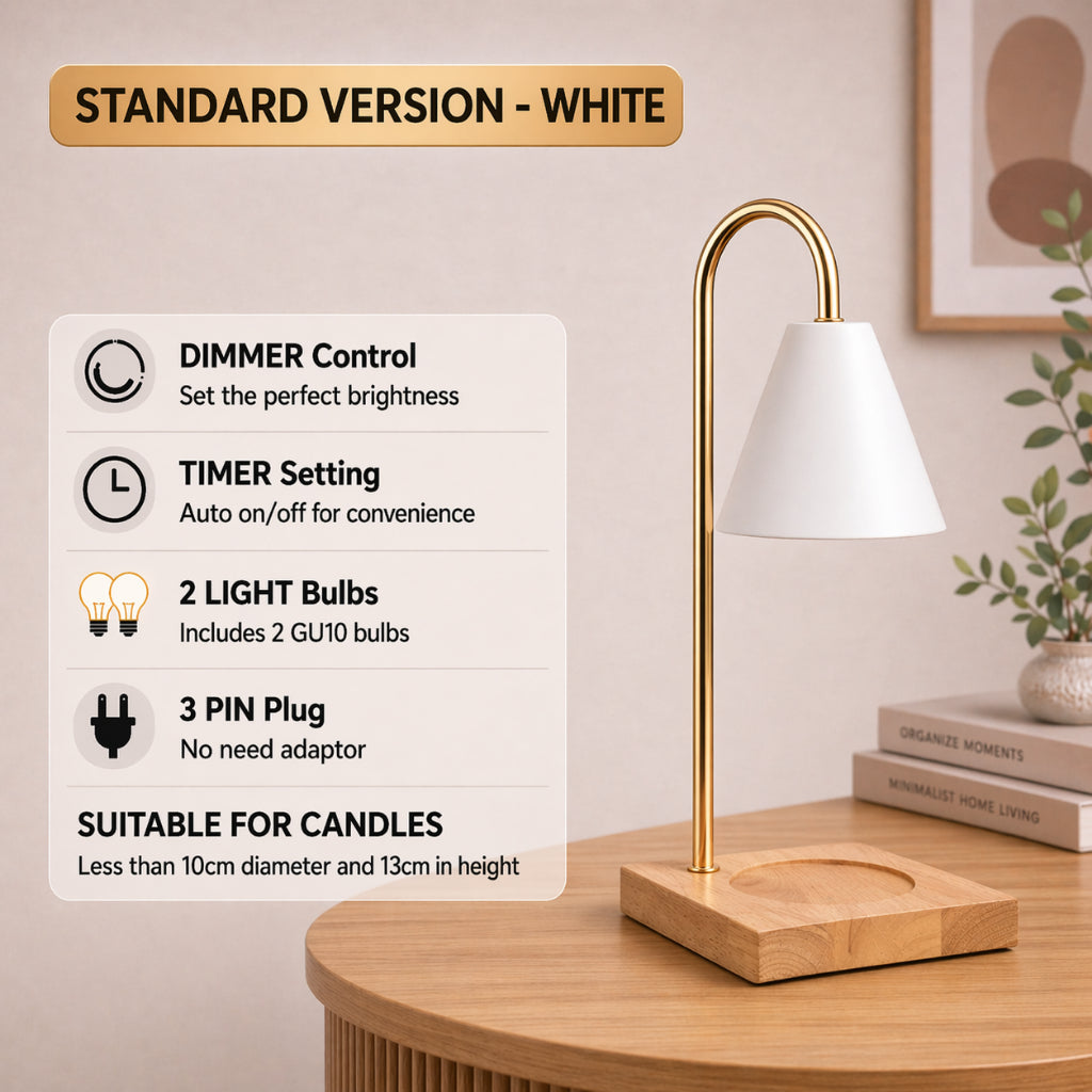 Maso Candle Warmer Lamp Standard White