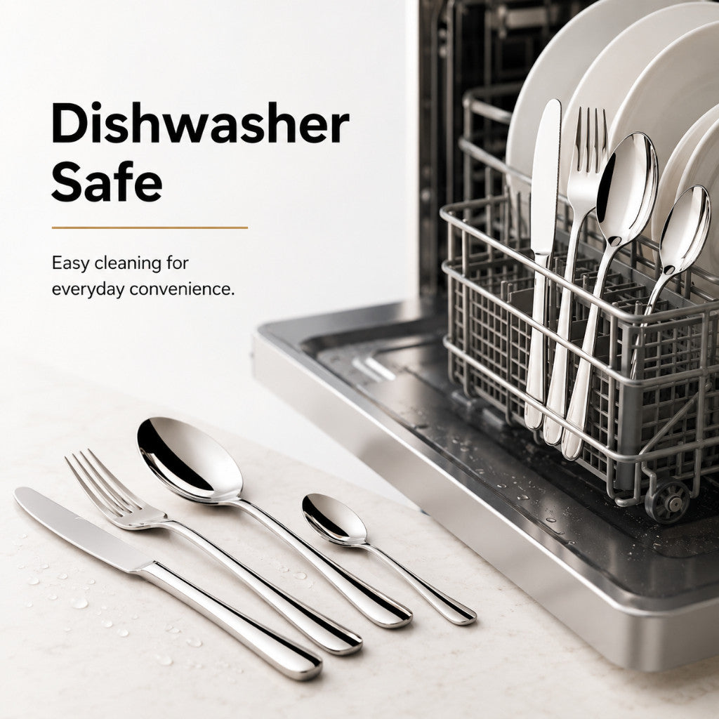 24-Piece Stainless Steel Cutlery Set