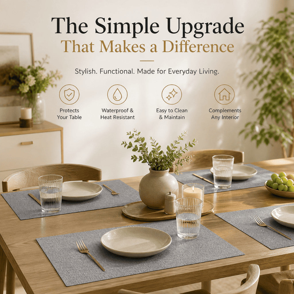 PU Leather Reversible Placemat