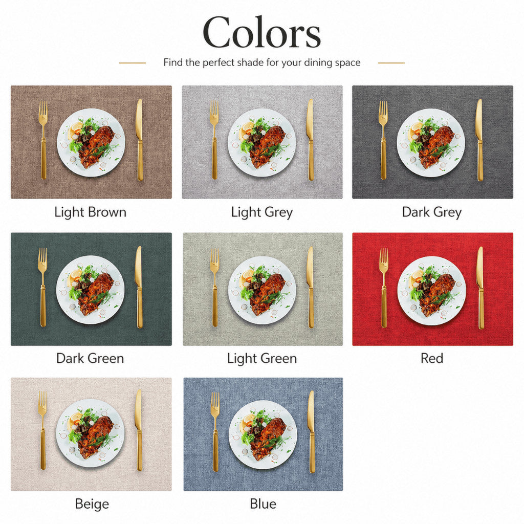 PU Leather Reversible Placemat