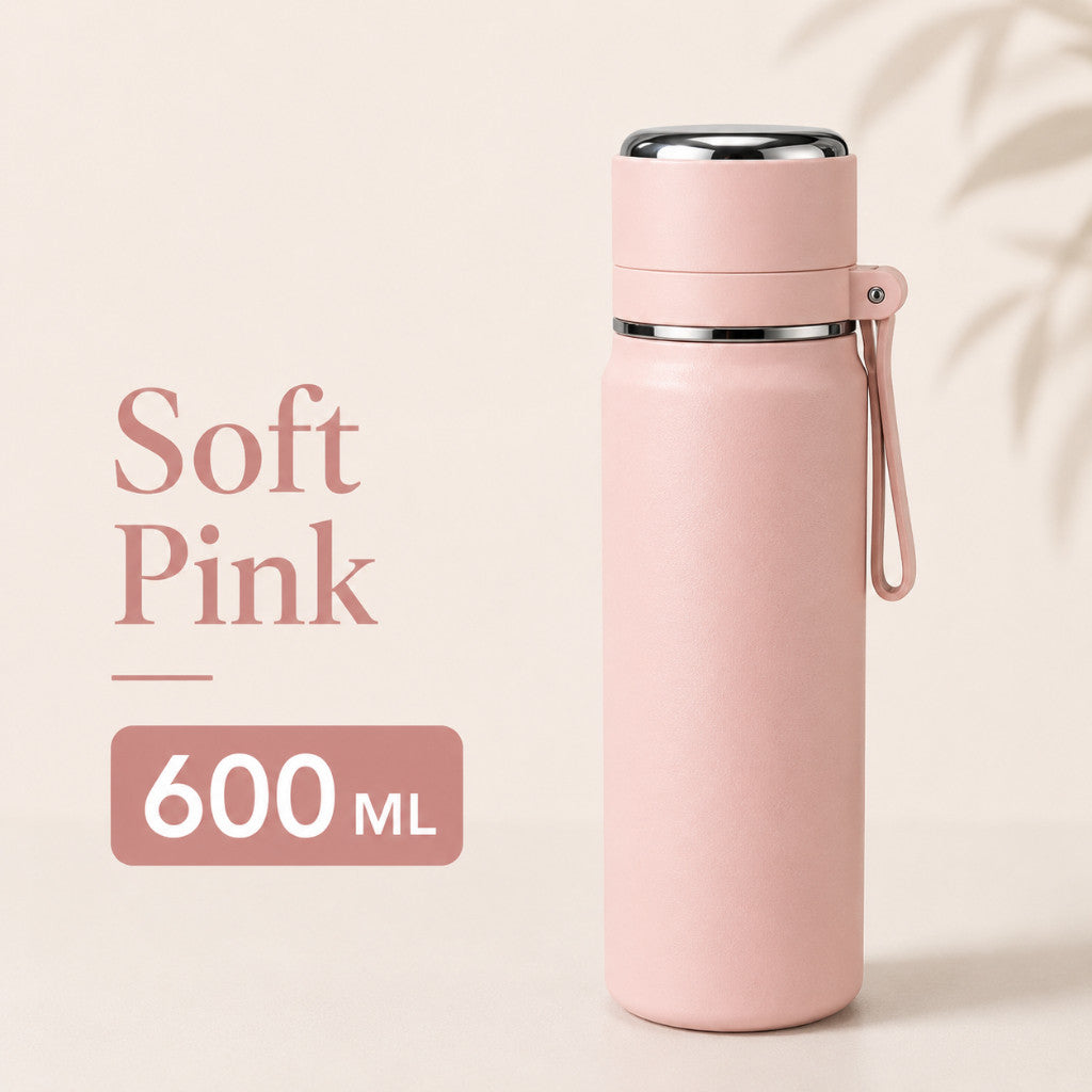 Insulated Stainless Steel Water Bottle – 600ml | Maso Singapore