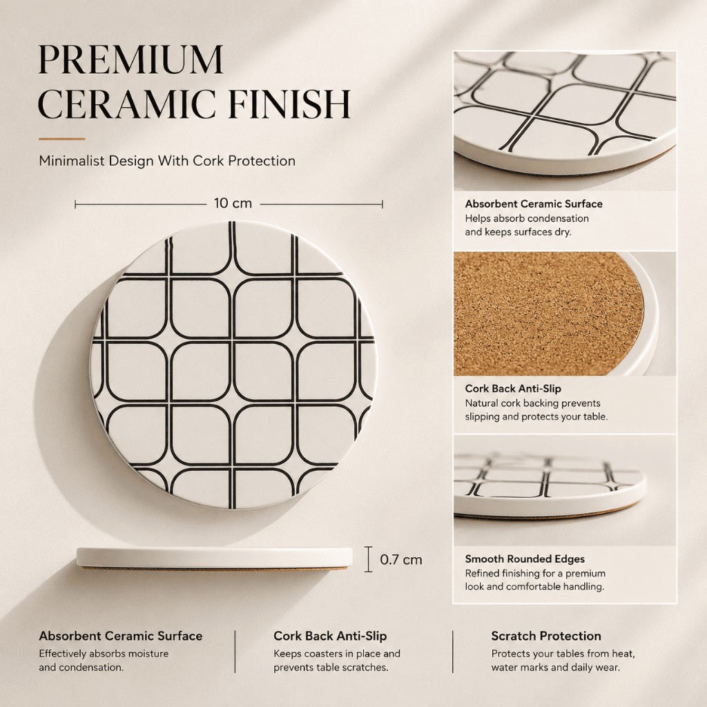 Nordic Ceramic Coaster