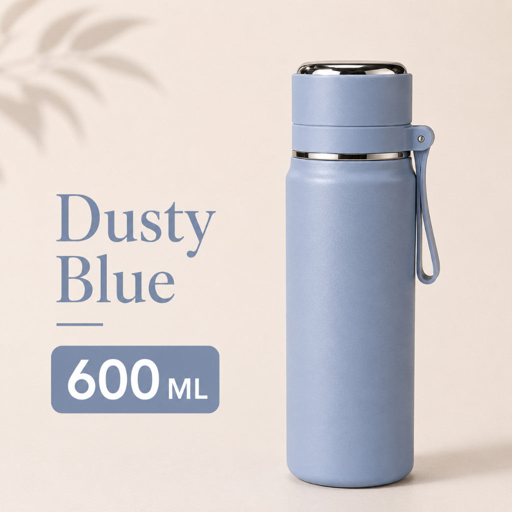 Insulated Stainless Steel Water Bottle – 600ml | Maso Singapore