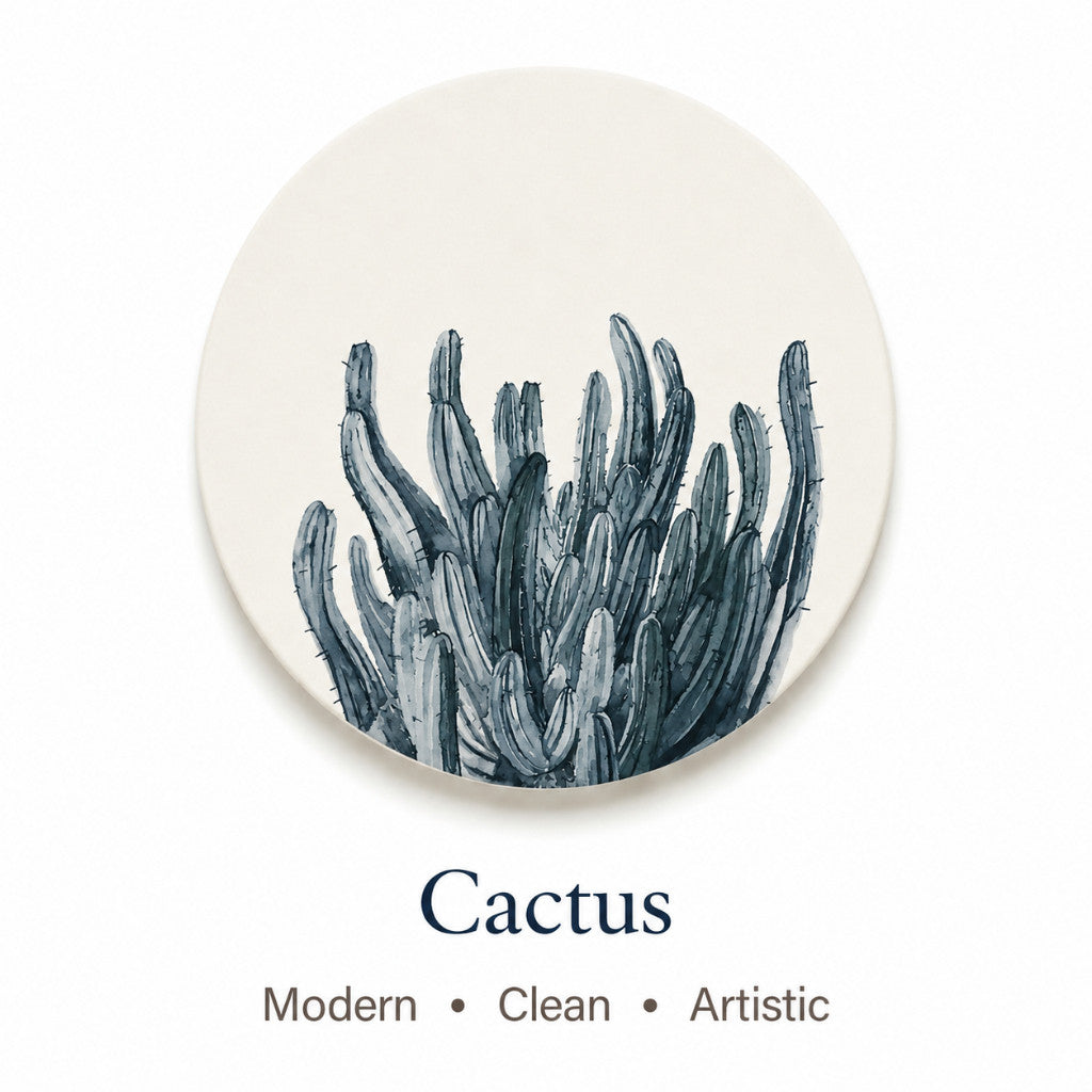 Botanical Diatomite Coaster