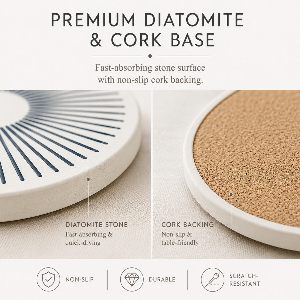 Nordic Diatomite Coaster
