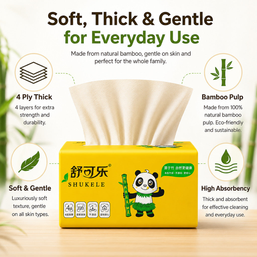 Maso bamboo pocket tissue 40 pack