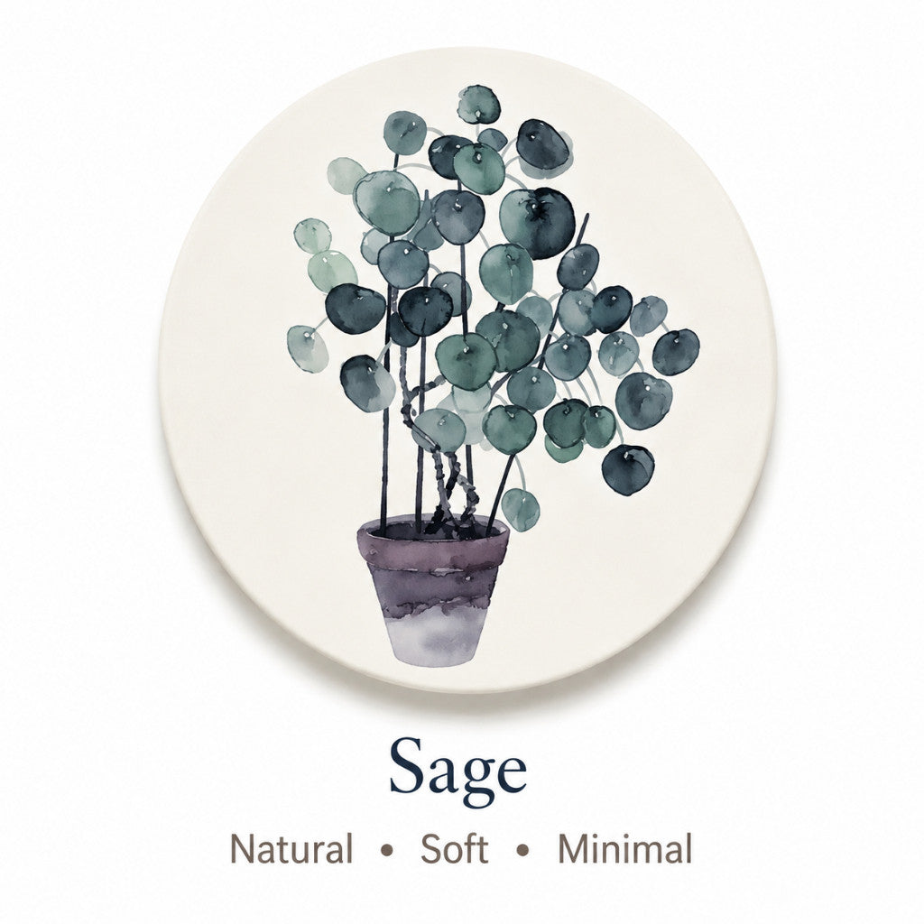 Botanical Diatomite Coaster