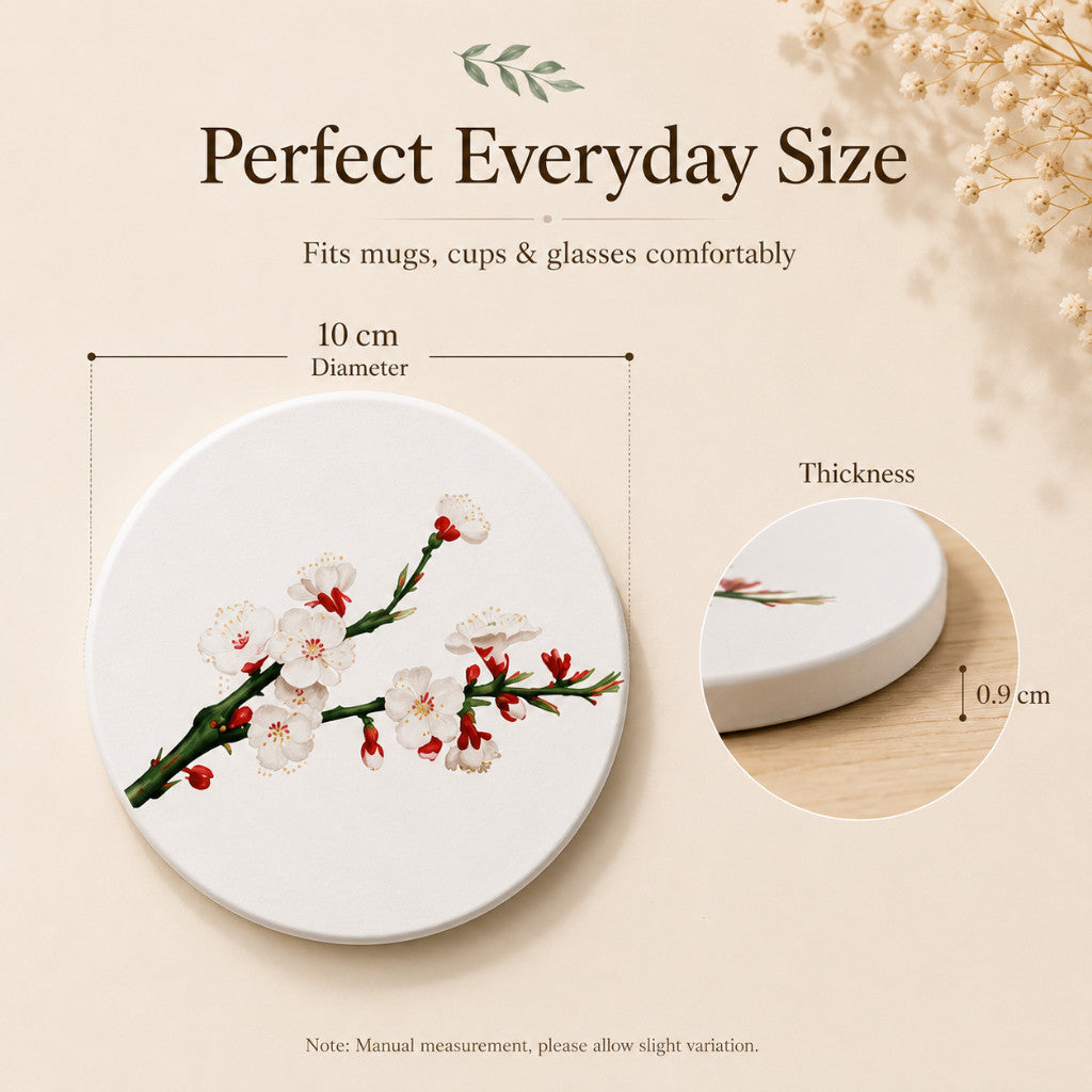 Watercolour Diatomite Coaster - Amber Iris | Maso Singapore