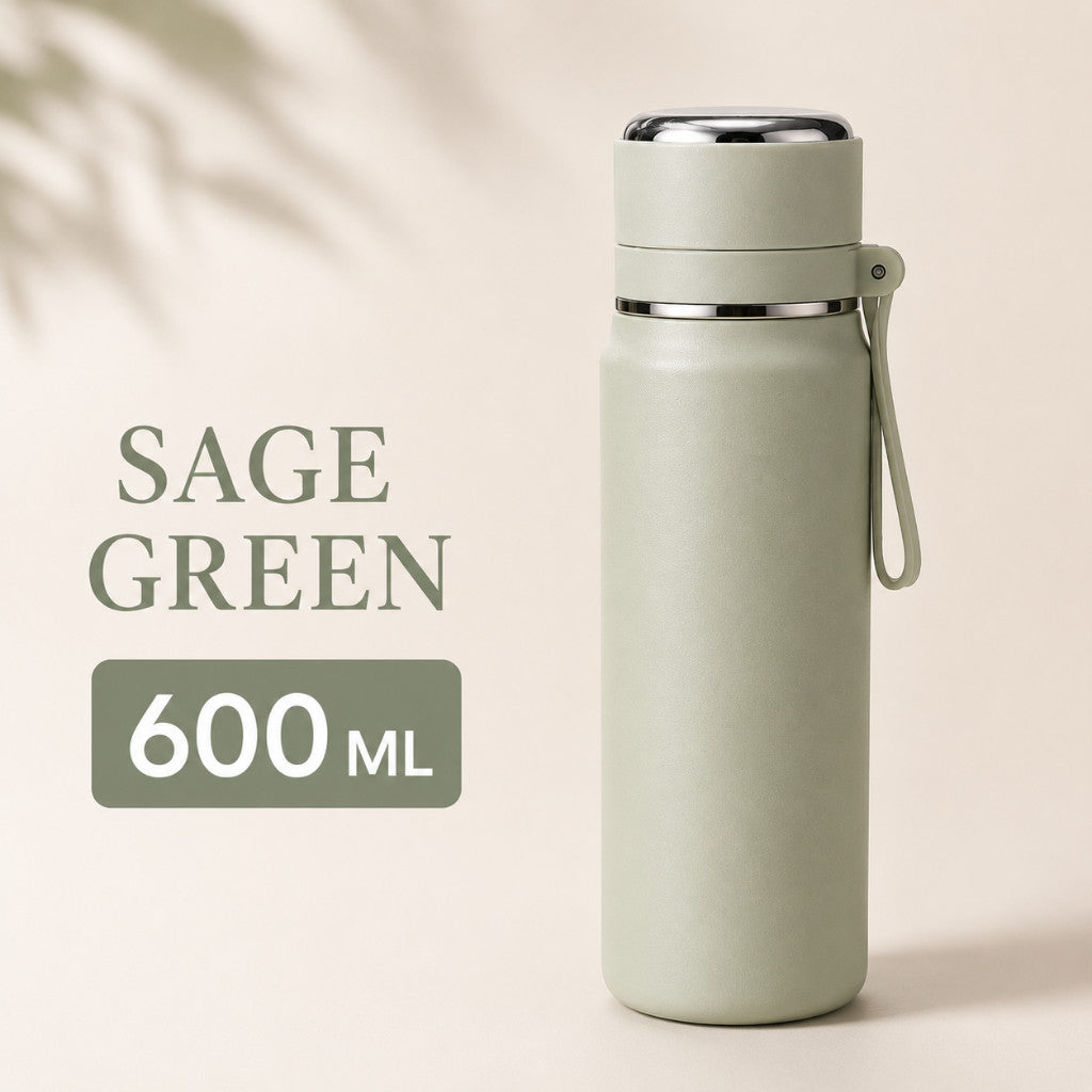 Insulated Stainless Steel Water Bottle – 600ml | Maso Singapore