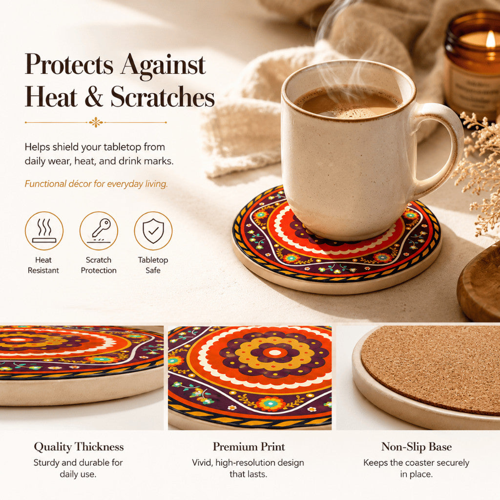Mandala Art Coaster