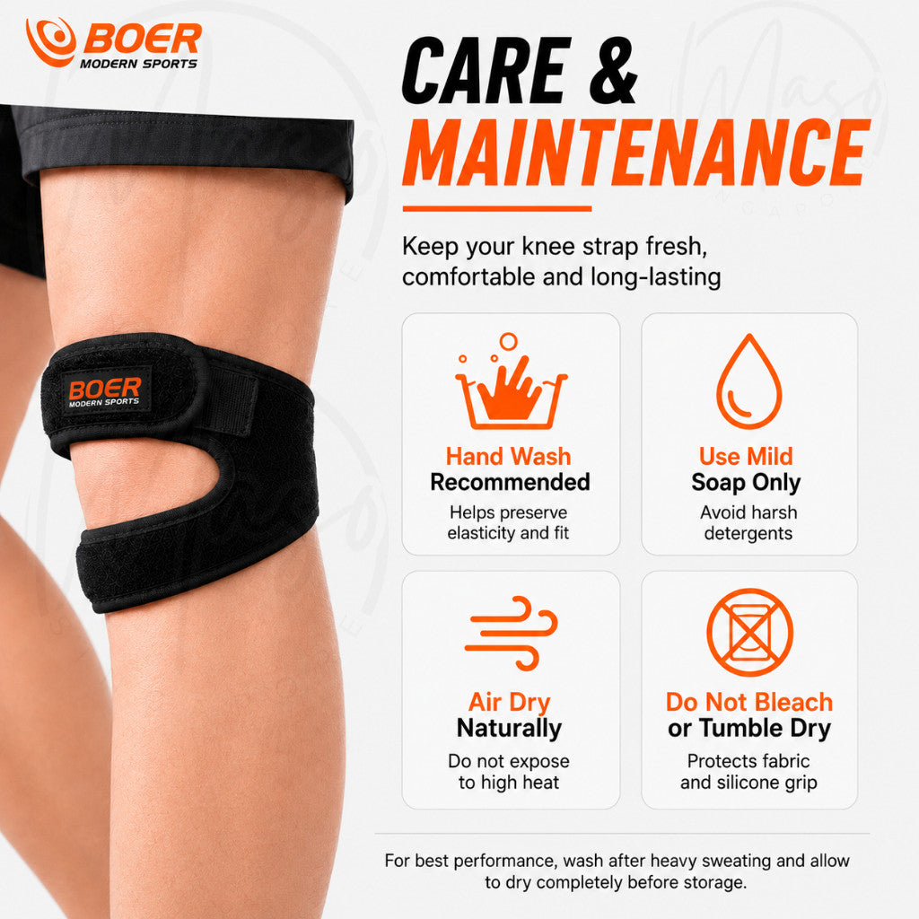 Maso patella knee support strap for running and training