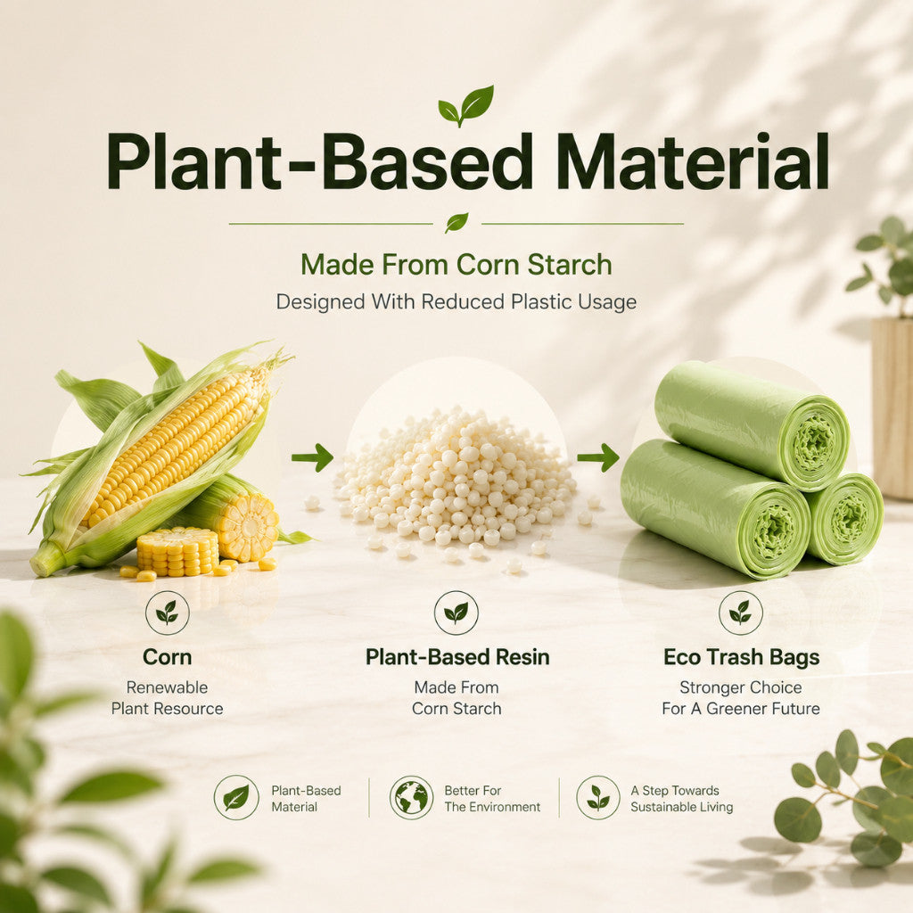 Maso biodegradable trash bags for household rubbish disposal
