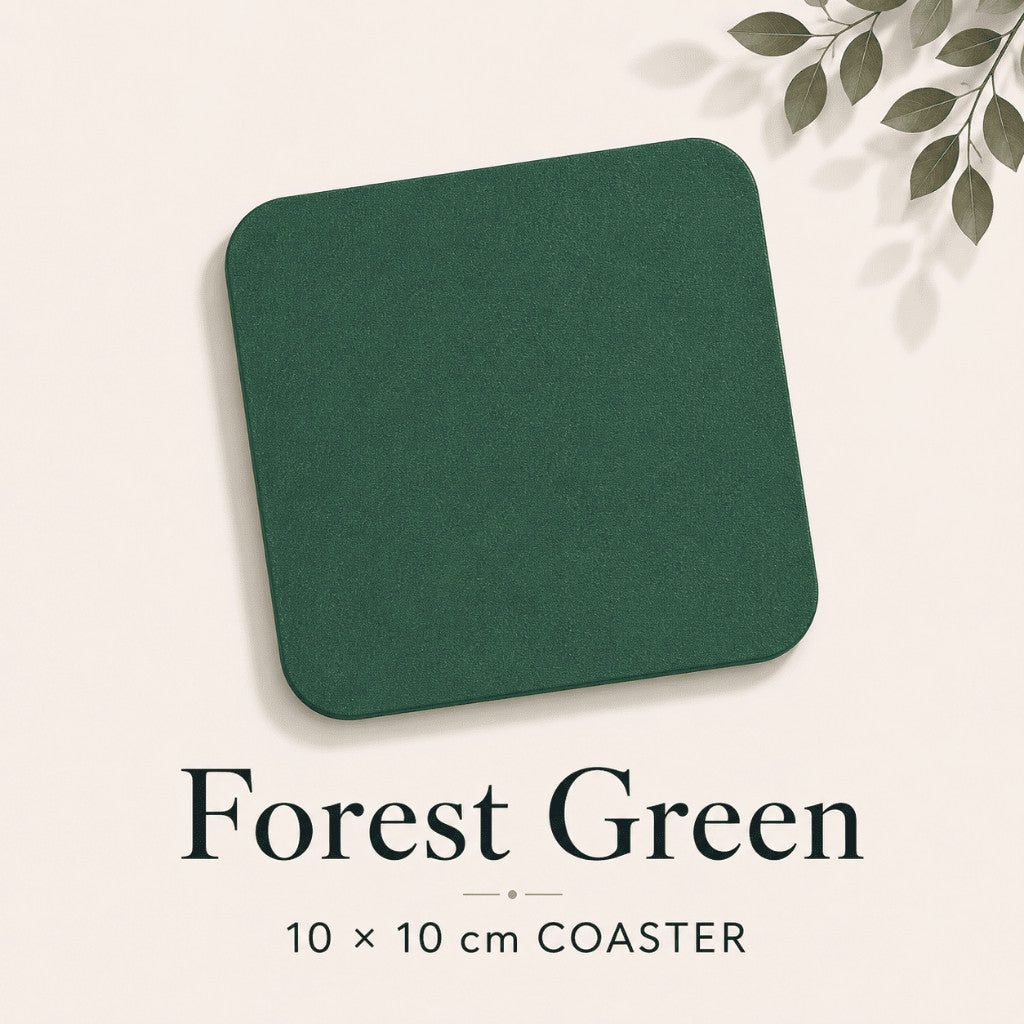 Modern PU leather placemat and coaster by Maso
