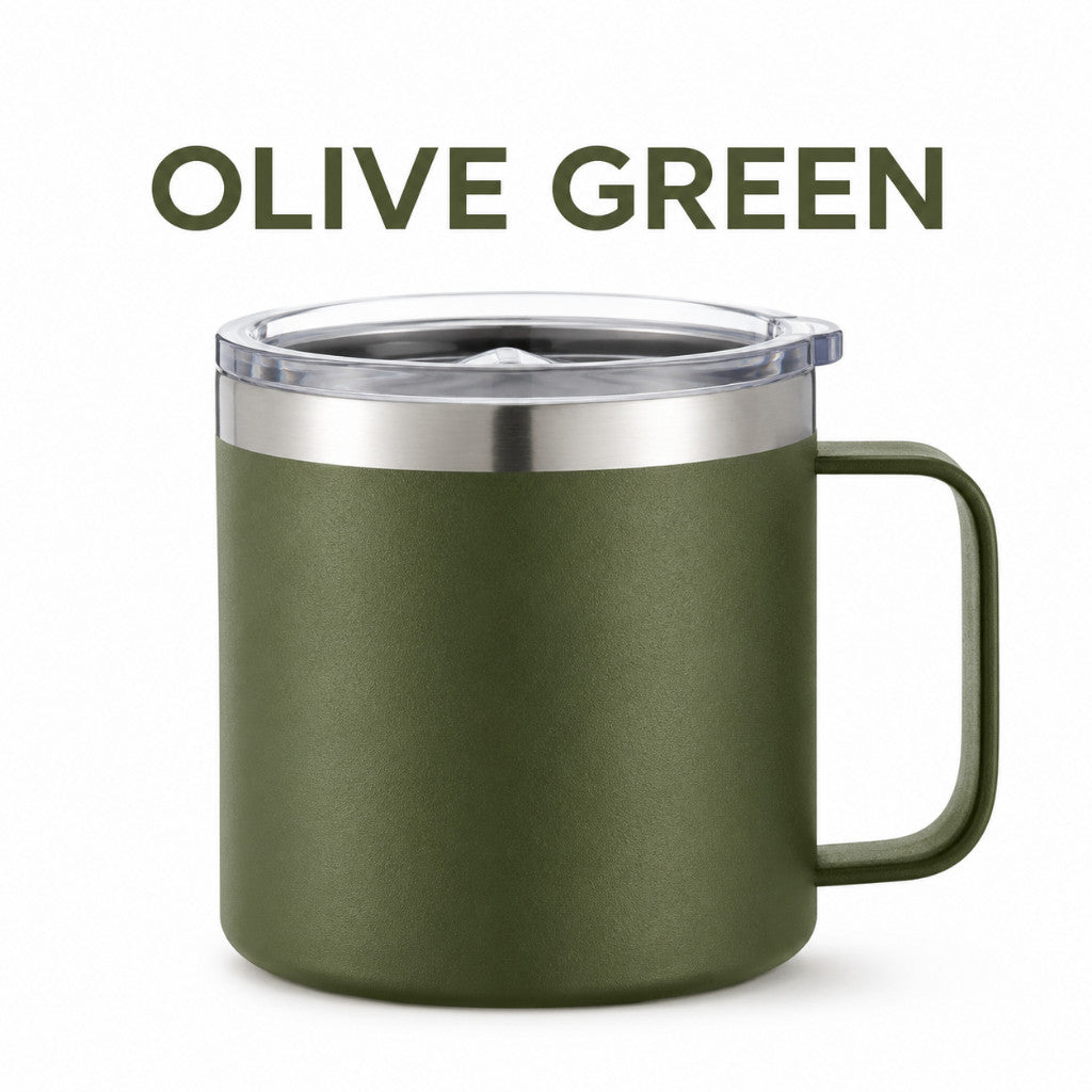 Insulated Coffee Mug with Handle – 400ml