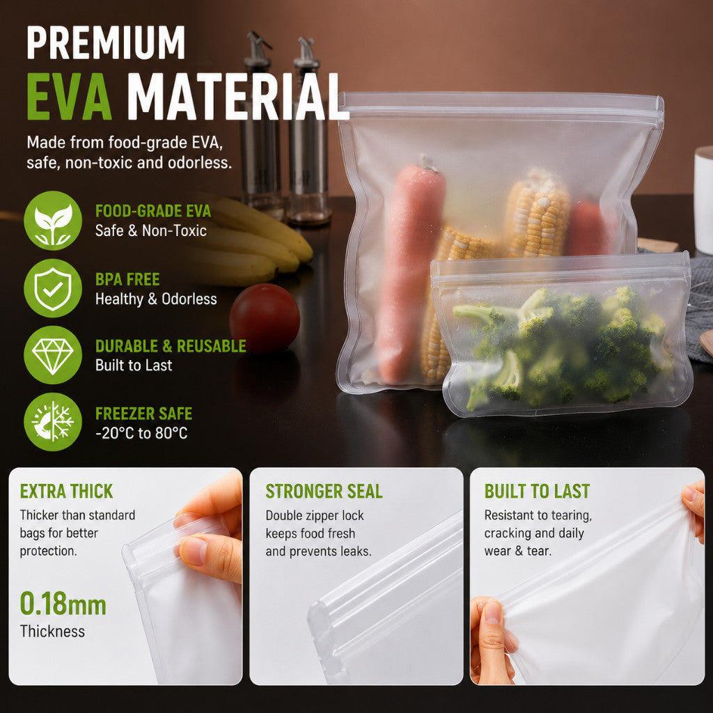 Reusable Food Sealing Bag - Extra Large | Maso Singapore