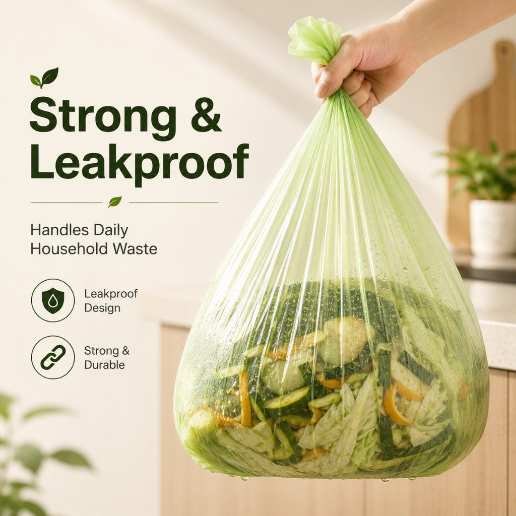 Maso biodegradable trash bags for household rubbish disposal