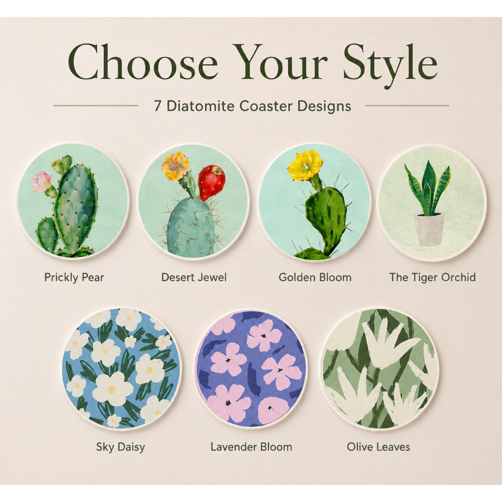 Nordic Diatomite Coaster - Desert Jewel | Maso Singapore