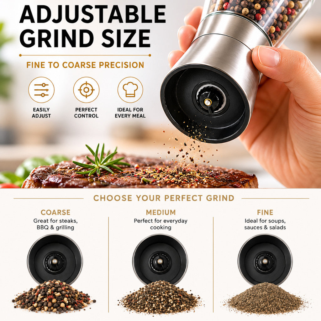 Salt & Pepper Grinder Set