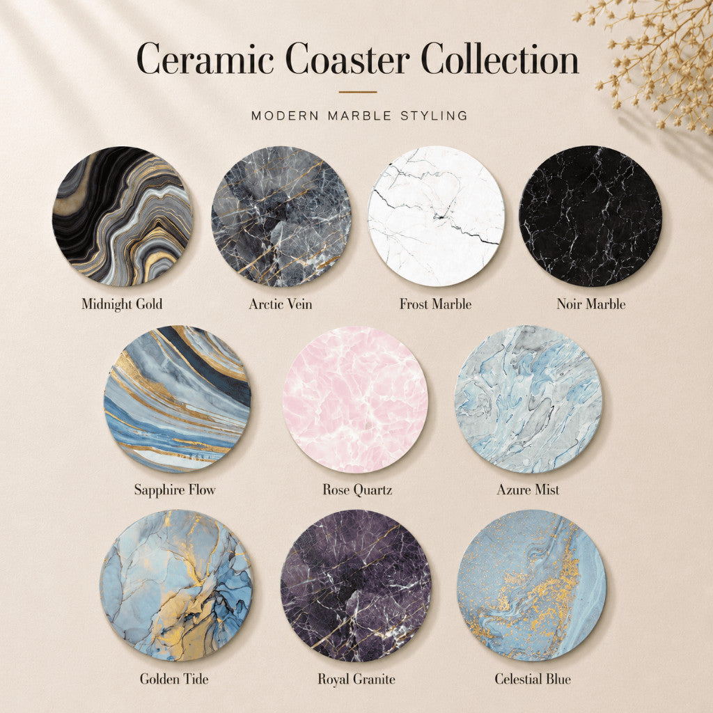 Ceramic Marble Coaster