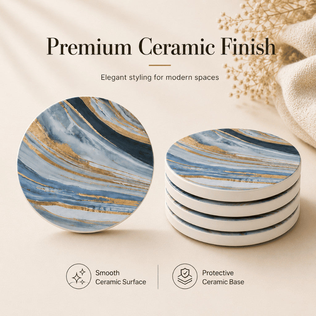 Ceramic Marble Coaster