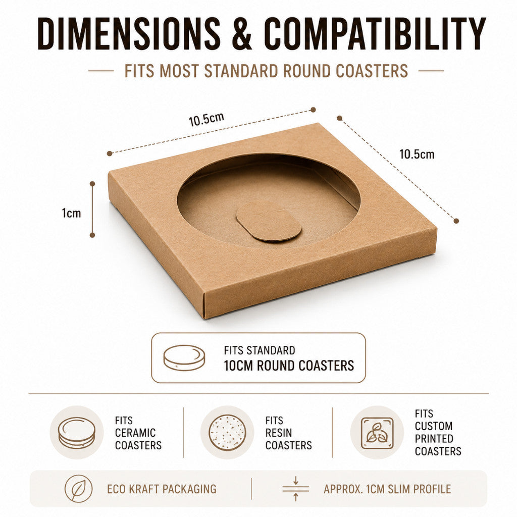 Coaster Kraft Gift Box | Maso Singapore