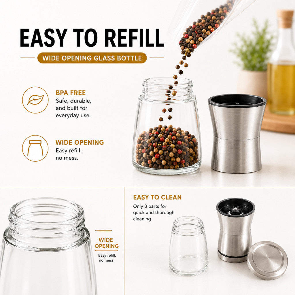 Salt & Pepper Grinder Set