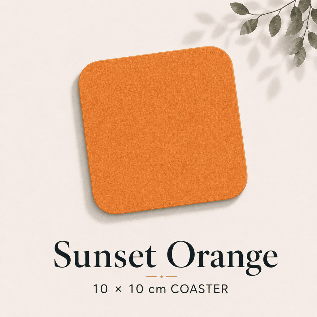 Modern PU leather placemat and coaster by Maso