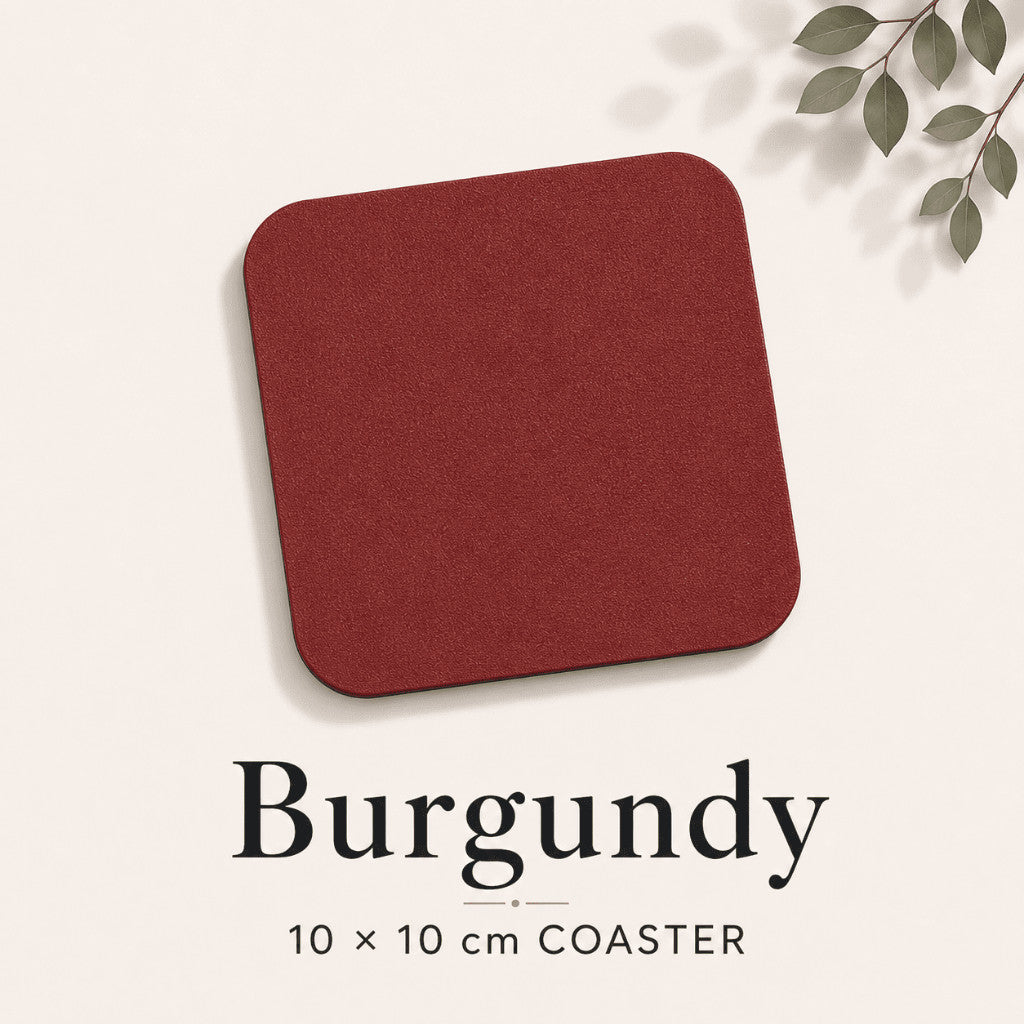 Modern PU leather placemat and coaster by Maso