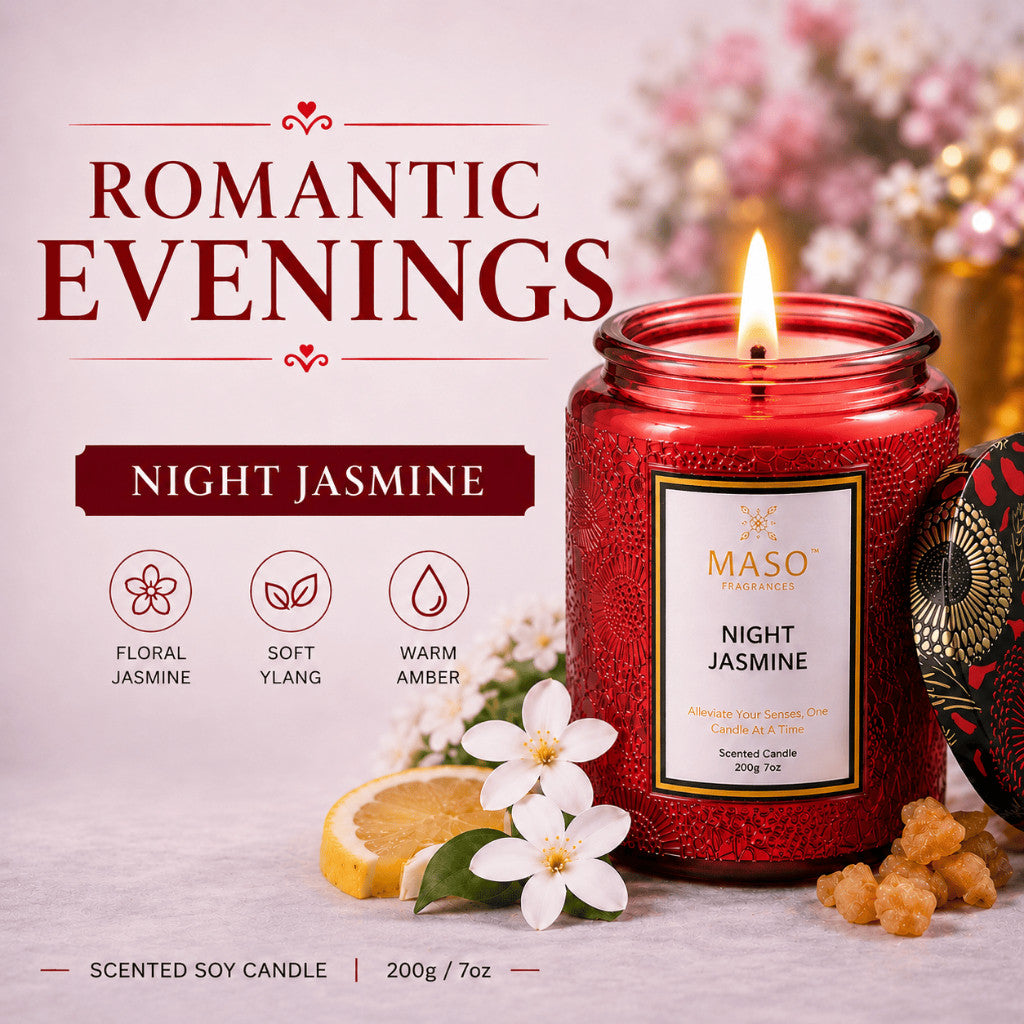 Maso premium soy candle for home fragrance