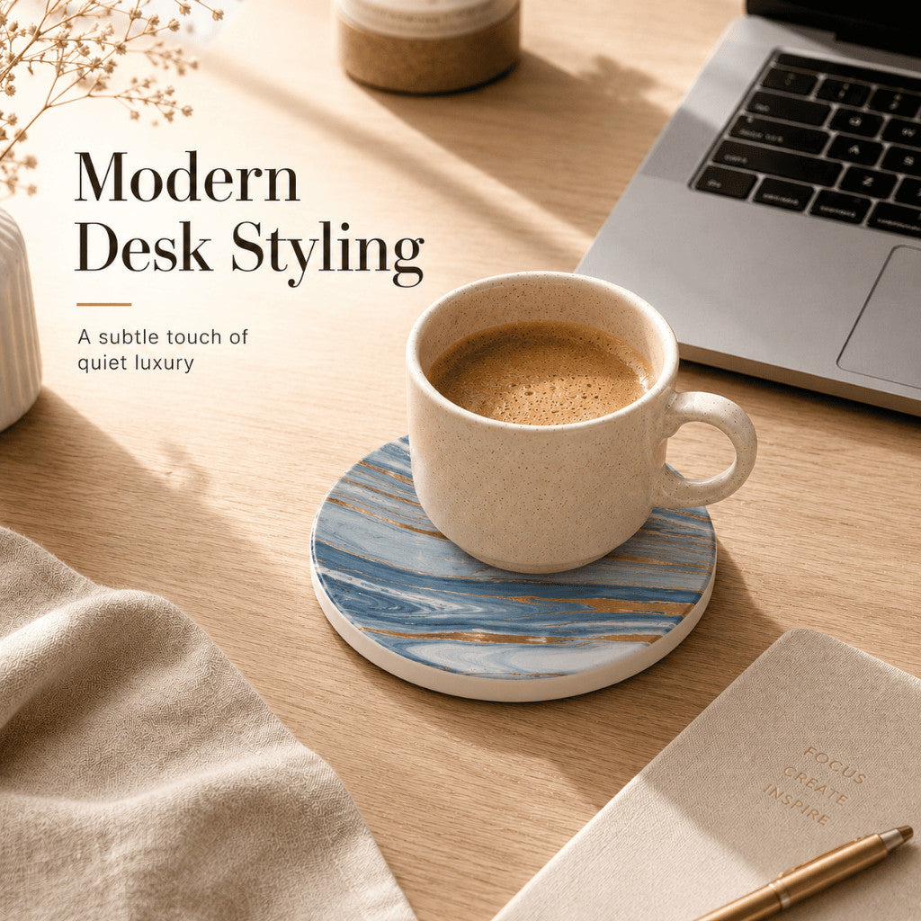 Ceramic Marble Coaster