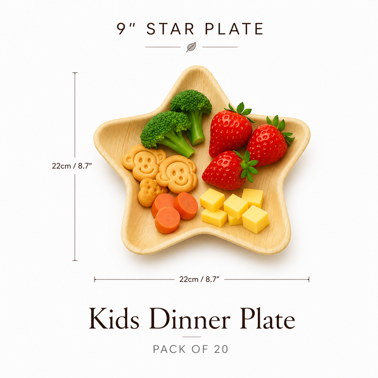 MasoPalm Palm Leaf Party Plates